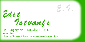 edit istvanfi business card